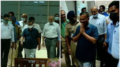 അരവിന്ദ് കെജ്രിവാൾ കൊച്ചിയിലെത്തി; വമ്പന് സ്വീകരണമൊരുക്കി പ്രവര്ത്തകര്, നാളെ നിര്ണായക പ്രഖ്യാപനം