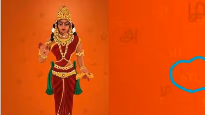 தமிழணங்கு ஒவியத்தில் வட மொழி எழுத்து..புத்தியை காட்டிடீங்களே .. அண்ணாமலையை வச்சி செய்யும் தங்கம் தென்னரசு