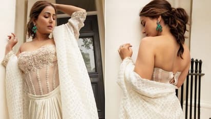 PHOTOS: बोल्ड-सेक्सी और बैकलेस ड्रेस में हिना खान ने दिखाया जलवा, लंदन की सड़कों पर यूं आई नजर