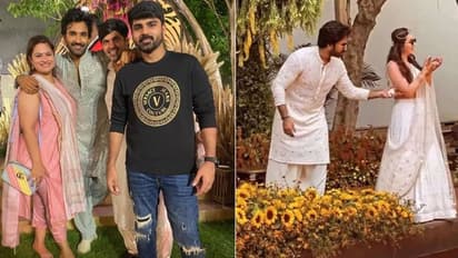 ஆதி - நிக்கி கல்ராணியின் திருமண கொண்டாட்டம் படு ஜோரு... அஜித் பட பாட்டுக்கு குத்தாட்டம் போடும் வீடியோ வைரல்