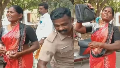 ஆட்சியர் அலுவலகம் முன்பு தீக்குளிக்க முயன்ற பெண்… ராமநாதபுரத்தில் பரபரப்பு!!