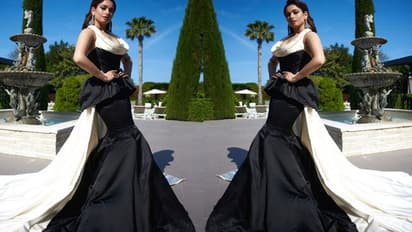 Cannes 2022 में तमन्ना भाटिया ने बिखेरा जलवा, ब्लैक एंड व्हाइट बॉल गाउन में लूट लीं महफिल