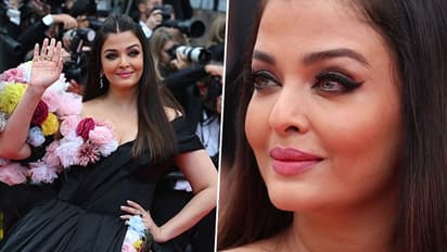 Cannes 2022: Aishwarya Rai Bachchan casts a spell in black Dolce and Gabbana gown