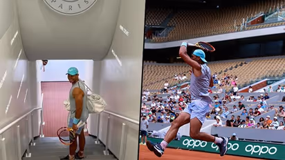 French Open 2022: Nadal tests injured foot; says 'glad' to be in Paris again