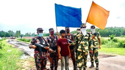  അബദ്ധത്തിൽ ഇന്ത്യൻ അതിർത്തിക്കടന്ന ബംഗ്ലാദേശി ബാലന് തുണയായി ബിഎസ്എഫ്