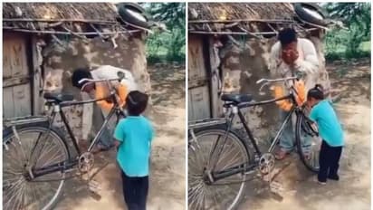 Viral Video : അച്ഛൻ സെക്കൻഡ് ഹാൻഡ് സൈക്കിൾ വാങ്ങിയപ്പോൾ മകനിലുണ്ടായ സന്തോഷം; ഹൃദയസ്പർശിയായ വീഡിയോ