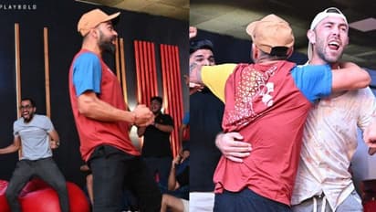 IPL 2022: ജയിച്ചത് മുംബൈ; എന്നിട്ടും ആഘോഷിച്ച് മതിവരാതെ കോലിയും ഡൂപ്ലെസിയും മാക്സ്വെല്ലും