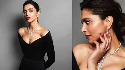 Deepika Padukone looked stunning in bodycon black gown (Pictures)
