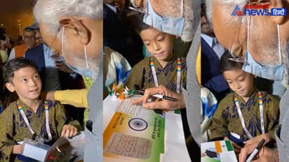 இந்தி மொழியில் வரவேற்பு... சிறுவனிடம் வியந்து பேசிய பிரமதர் மோடி... டோக்கியோவில் நெகிழ்ச்சி..!