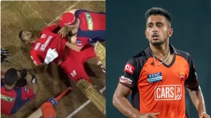 IPL 2022 : വെടിയുണ്ട പോലൊരു പന്ത്; ഉമ്രാന്‍ മാലിക്കിന്‍റെ ഏറ് കൊണ്ട് പുളഞ്ഞ് മായങ്ക് അഗര്‍വാള്‍