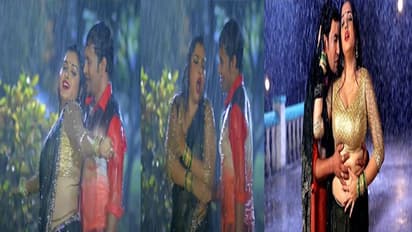 आम्रपाली की बारिश में भीगने से हो गई ऐसी हालत, निरहुआ ने नहीं छोड़ा तंग करना, वीडियो में देखें रोमांटिक अदाएं