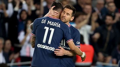 Messi pens emotional farewell message for PSG and Argentina teammate Di Maria