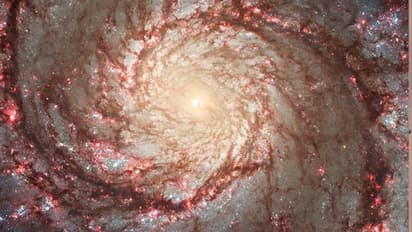 এ কার 'লাল চোখ', পৃথিবী থেকে কোটি কোটি আলোকবর্ষ দূরে এক অবাক করা ছায়াপথের হদিশ পেল নাসা