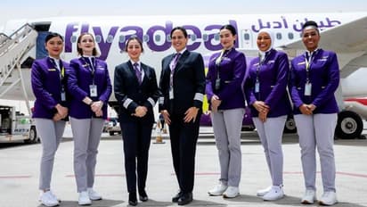 In a first for Saudi aviation, all-female crew flight from Riyadh takes off