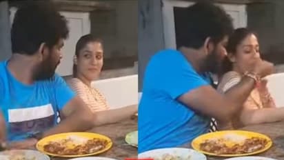 Nayanthara : கண்மணிக்கு கறி விருந்து வைத்த விக்னேஷ் சிவன்... வைரலாகும் நயன்தாராவின் ரொமாண்டிக் டின்னர் வீடியோ