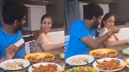 Nayanthara and Vignesh : 'ഇതാണ് എന്‍റെ സന്തോഷം'; നയന്‍താരയ്ക്ക് ഭക്ഷണം വാരിക്കൊടുക്കുന്ന വിഘ്‍നേഷ്; വീഡിയോ