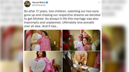 17 ವರ್ಷಗಳ ಸಂಗಾತಿ ವರಿಸಿದ ನಿರ್ಮಾಪಕ Hansal Mehta