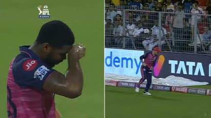 സിക്‌സ് പോയെന്ന് കരുതി തലയില്‍ കൈവെച്ച് ബൗളര്‍, അപ്രതീക്ഷിതമായി പന്ത് പിടിച്ച് ഫീല്‍ഡര്‍; ഇതെന്തെ് കഥ