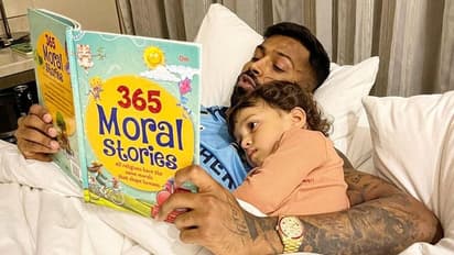 IPL 2022 Playoffs: Here's how Hardik Pandya and son Agastya feel about GT reaching final