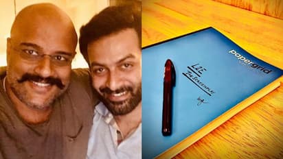 Empuraan : 'എമ്പുരാൻ' തിരക്കഥ പൂര്‍ത്തിയായി, മുരളി ഗോപിയുടെ ഫോട്ടോയ്‍ക്ക് കമന്റുമായി പൃഥിരാജ്