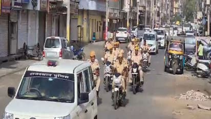 भीलवाड़ा में बवाल के बाद शहर बंद : पहली बार विरोध-प्रदर्शन में भगवा पहन शामिल हुईं लड़कियां, छावनी बना इलाका