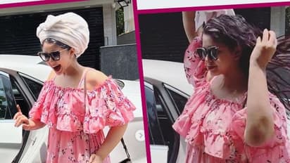 স্নান সেরে টাওয়াল জড়িয়েই সোজা চলে এসেছেন রাস্তায়, এ কী কান্ড ঘটালেন ঋতাভরী