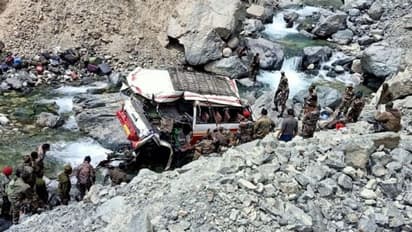 Bus carrying 26 army personnel falls into Shyok river, 7 killed