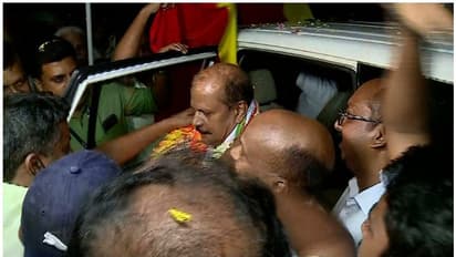 പി സി ജോര്ജ് കോട്ടയത്ത്; 'ജന്മനാട്ടിൽ തിരിച്ചെത്തിയതിൽ സന്തോഷം', ജനങ്ങൾ സത്യം മനസിലാക്കിയെന്നും പി സി