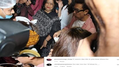 ಪಾನಿ ಪುರಿ ಸವಿದ ಆಮೀರ್ ಖಾನ್; ಸೆಲ್ಫಿಗಾಗಿ ಮುಗಿದ್ದ ಫ್ಯಾನ್ಸ್ 