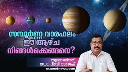 Weekly Horoscope : വാരഫലം; ഈ ആഴ്ച നിങ്ങൾക്കെങ്ങനെ?