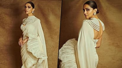 Cannes 2022: Deepika Padukone looks like a QUEEN in white ruffled saree at closing ceremony