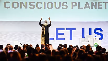 After bike-ride through 26 nations, Sadhguru enters India with 'Save Soil' message