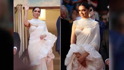 व्हाइट साड़ी में दिखा दीपिका पादुकोण का स्टनिंग अवतार, 8 PHOTOS में देखें Cannes के आखिरी दिन कैसी दिखीं