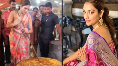 শশ্মান কালী মন্দিরে মায়ের ভোগ রাঁধলেন নুসরত, বসিরহাটে অনন্য নজির সাংসদ তারকার