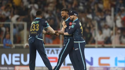 IPL Final 2022: പാണ്ഡ്യ എറിഞ്ഞിട്ടു, കിരീടപ്പോരില് രാജസ്ഥാനെതിരെ ഗുജറാത്തിന് 131റണ്സ് വിജയലക്ഷ്യം