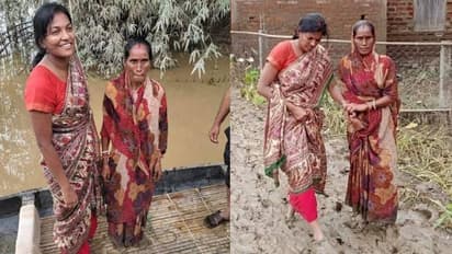 വെള്ളപ്പൊക്കവും മണ്ണിടിച്ചിലും, ദുരന്തഭൂമിയിൽ ജനങ്ങളിലൊരാളായി ഐഎഎസ് ഉദ്യോ​ഗസ്ഥ, ചിത്രങ്ങൾ വൈറൽ