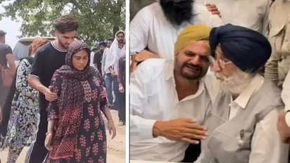 आंखों में आंसू और लड़खड़ाते कदम : भावुक कर देंगी मूसेवाला के पिता और बहन की तस्वीरें, जेहन में सिर्फ यादें