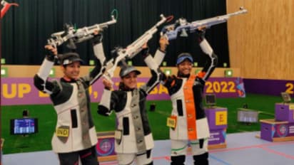 বাকু শুটিং বিশ্বকাপে ভারতের ঝুলিতে প্রথম সোনা, ১০ মি এয়ার রাইফেলে বাজিমাত মেয়েদের