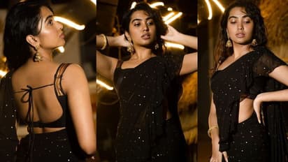 Shivathmika: చీరకట్టి టెంప్టింగ్ ఫోజుల్లో మంటపుట్టిస్తున్న స్టార్ కిడ్... శివాత్మిక దెబ్బకు సోషల్ మీడియా షేక్!