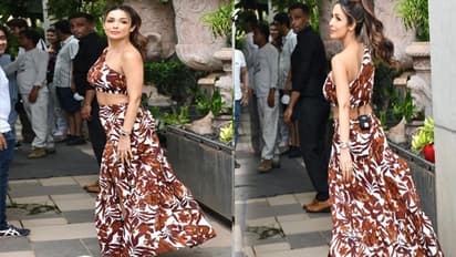 मलाइका अरोड़ा ने फ्रंट कट ग्लैमरस आउटफिट में फ्लॉन्ट किया टोंड लेग, खूबसूरती देख फैंस भरने लगे आहें