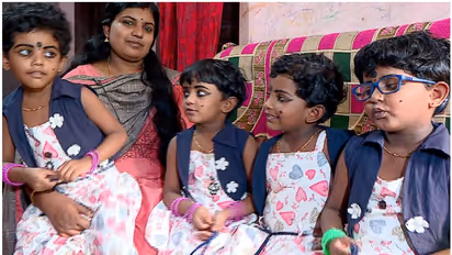 അനാമിക, ആത്മിക, അദ്രിക, അവനിക; ഒറ്റപ്രസവത്തിലെ നാല് കണ്മണികള് ഒരുമിച്ച് പടികയറി, പ്രവേശനോല്സവം കെങ്കേമമായി