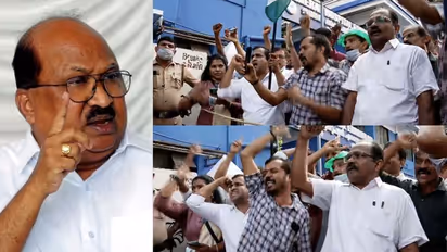 'നിന്നെ പിന്നെ കണ്ടോളാം': കെ.വി.തോമസിനെതിരെ മുദ്രാവാക്യം വിളിയുമായി കോണ്‍ഗ്രസ് പ്രവ‍ര്‍ത്തകര്‍ 