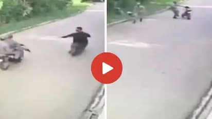 ಟ್ರಾಫಿಕ್ ಪೊಲೀಸ್‌ ಜೊತೆ ಯುವಕನ ಚಮ್ಮಕ್ ಚಲ್ಲೋ: ಧೂಮ್‌ ಸ್ಟೈಲಲ್ಲಿ ಎಸ್ಕೇಪ್ ಆದ ಯುವಕ