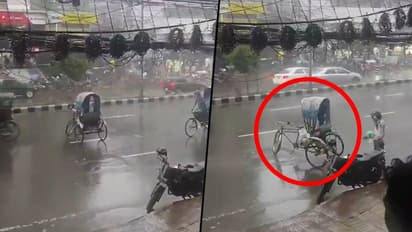 Cycle rickshaw moves around on its own, internet compares it with Tesla; watch