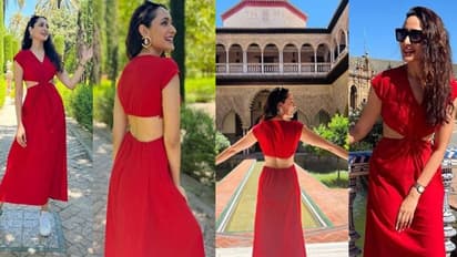 ఎరుపెక్కిన అందాలతో మైండ్ బ్లోయింగ్ ప్రగ్యా జైస్వాల్..ఫ్రంట్ అండ్ బ్యాక్ ఫోజులు ఇస్తూ కిల్లింగ్ హాట్ 