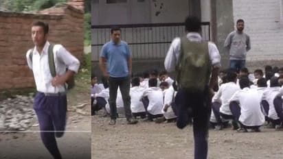 এক পায়ে দীর্ঘ ২ কিমি হেঁটে রোজ স্কুল সফর, অবাক করল জম্ম-কাশ্মীরের পারভেজ