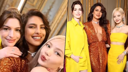 Priyanka Chopra clicks selfie with Anne Hathaway, Blackpink's Lisa; pictures go viral