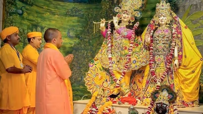 Lord Krishna Muslim Devotee ಮಥುರಾದ ಶ್ರೀಕೃಷ್ಣ ಭಕ್ತ ಸೈಯದ್ ಇಬ್ರಾಹಿಂ ಸಮಾಧಿಗೆ ಯೋಗಿ ಆದಿತ್ಯನಾಥ್ ಭೇಟಿ!