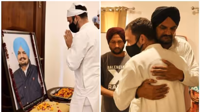 സിദ്ദൂ മൂസെവാലയുടെ കുടുംബത്തെ കണ്ട് രാഹുൽ ഗാന്ധി