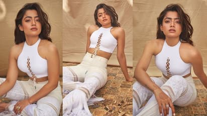 Rashmika Mandanna: టైట్ టాప్ మధ్య లో గ్యాప్...  నెక్స్ట్ లెవెల్ గ్లామర్ షో తో పిచ్చెక్కించిన రష్మిక మందాన!